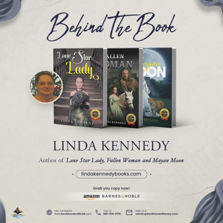 Behind The Book - Linda Kennedy - Poster